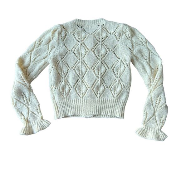 ASTR the label Cardigan Open Weave Lacey XS NWOT - Picture 2 of 5